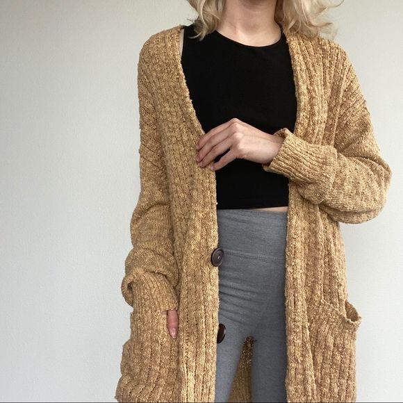 Free People Sweaters - Free People Knit Longline Cardigan